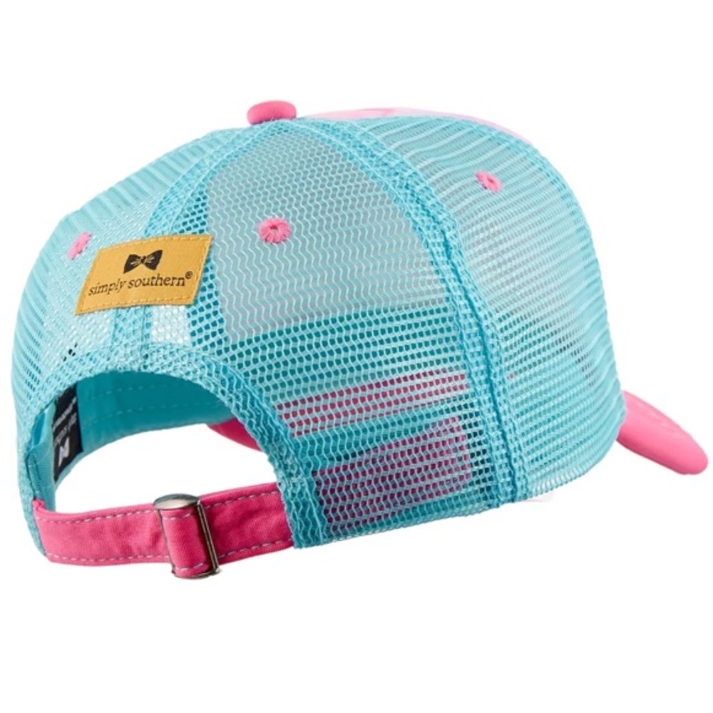 NWT Simply Southern Salty Vibes Trucker Hat - Picture 3 of 8